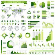 Green Ecological Infographics Set 5 N2
