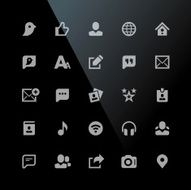 Social Media Icons N166