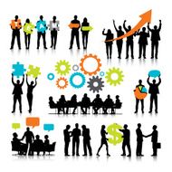 Vector of Business Teamwork N2