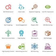 SEO & Internet Marketing Icons - Set 4