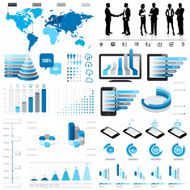 Blue Infographics Set 3 N2