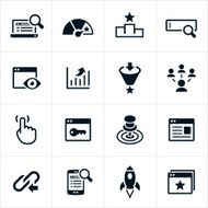 SEM and SEO Icons N2