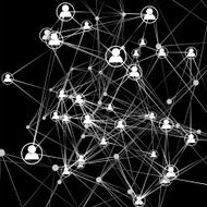 Abstract communication background N2