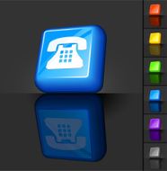 phone 3D button design