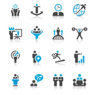 Businessman & Metaphor Icon Set N3