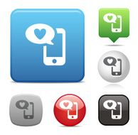 Mobile Social Media icon