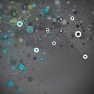 Connected abstract background