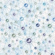 seamless blue bird network wallpaper