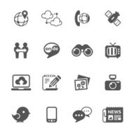 Communication & Wireless Icon Set N2