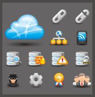 Network &amp; Internet Icon Set N2