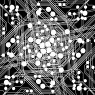 abstract black and white technology line pattern background N3