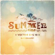 Defocused Retro Summer Background N2