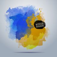 Vector watercolor paint background