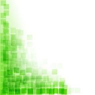 Green boxes background