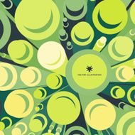 3d background cylinders Vector illustration