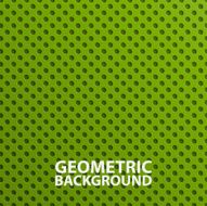 Creative 3D abstract green geometric background