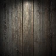 Lit Wooden Background