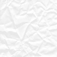 Background of white crumpled paper
