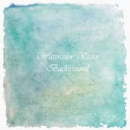 blue paint watercolor with art vintage card background in summ