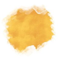 Watercolor yellow sand rough spot