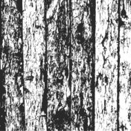 Wood fence grunge background black and white pine bark texture