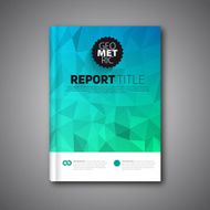 Modern abstract brochure or book N4