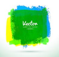Watercolor banner N4
