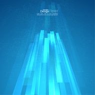 Abstract vector background with glowing grid