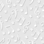 Seamless pattern with musical notes N3