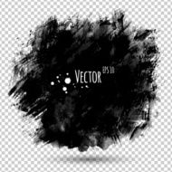 Watercolor hand painted background with brush strokes
