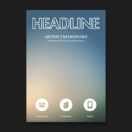 Flyer or Cover Design Background Template for Your Business