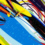 Abstract dynamic illustration N14