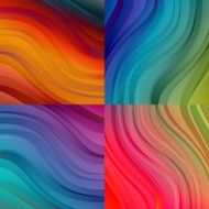 set of abstract backgrounds N7