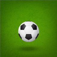 Soccer ball on the field