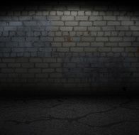 Old Brick Wall with Light