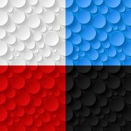 Set of geometric seamless patterns N28