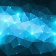 Blue abstract shining ice vector background N2