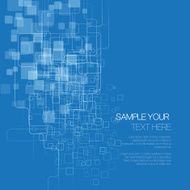Blue abstract background Vector illustration