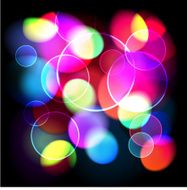 Abstract background with colorful bokeh