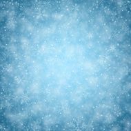 Christmas background with fallen snowflakes