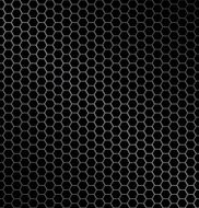 Hexagon metal background with light reflection ideal wallpaper
