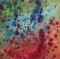 Background with multiple colors and splattered paint