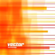 Vector background with orange blurred lines