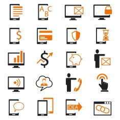 Business and communication icon set N9