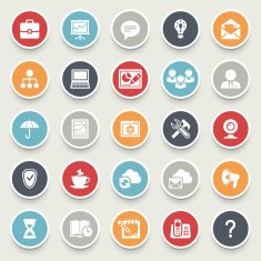 Business and finance icons N49