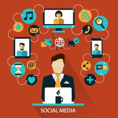 Flat design Freelance career Social media N2