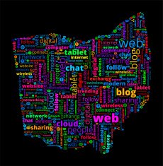 Ohio on Modern Communication and Technology Word Cloud