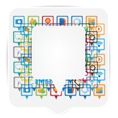 Socail network background design N3
