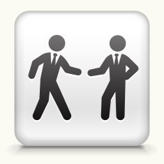 Square Button with Networking