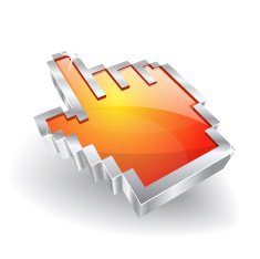 3d Glossy Vector Hand Icon N2